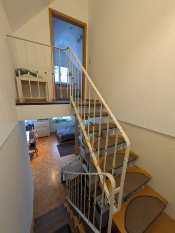 Treppe zur Maisonette