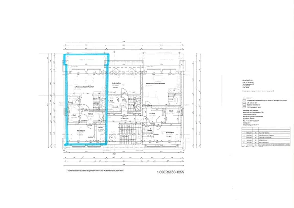 Grundriss Obergeschoss