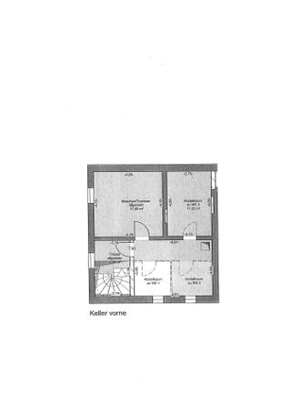 Grundriss Keller
