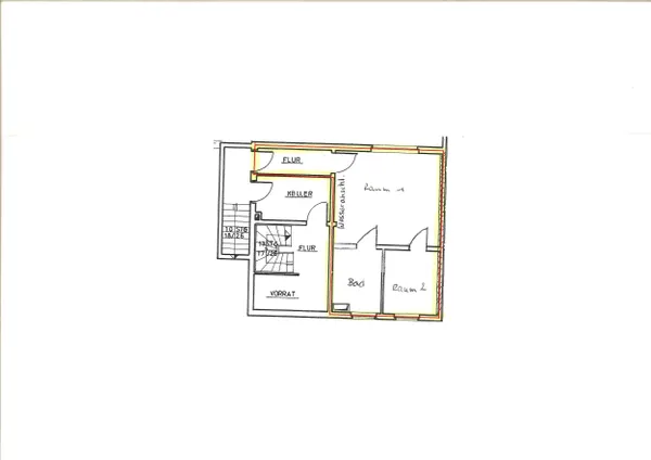 Grundriss Souterrain WE