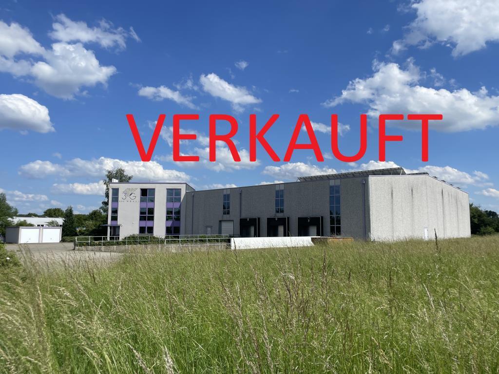Gewerbeimmobilie mit Lagerhalle und Bürogebäude in Langenzenn