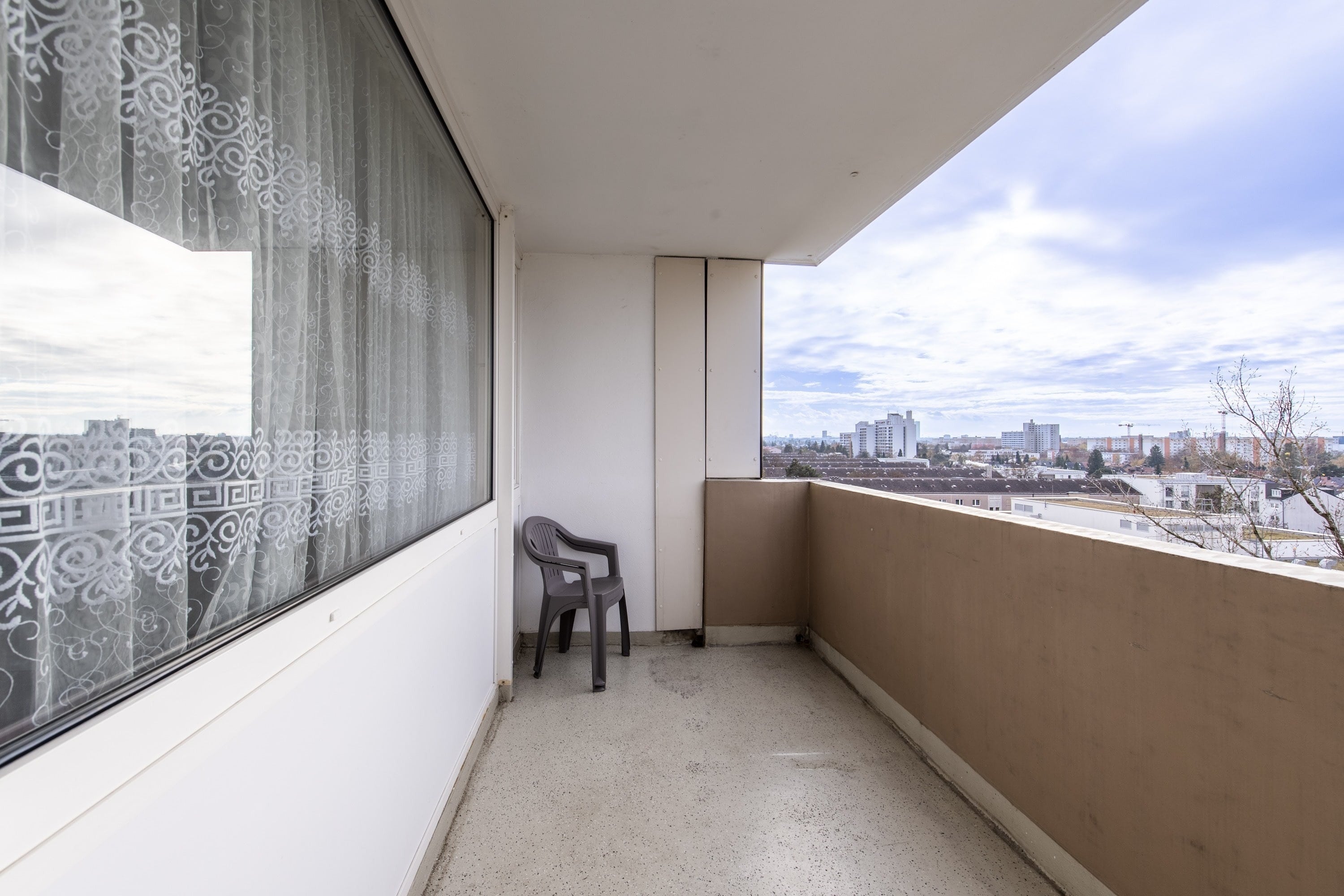 Blick vom Balkon