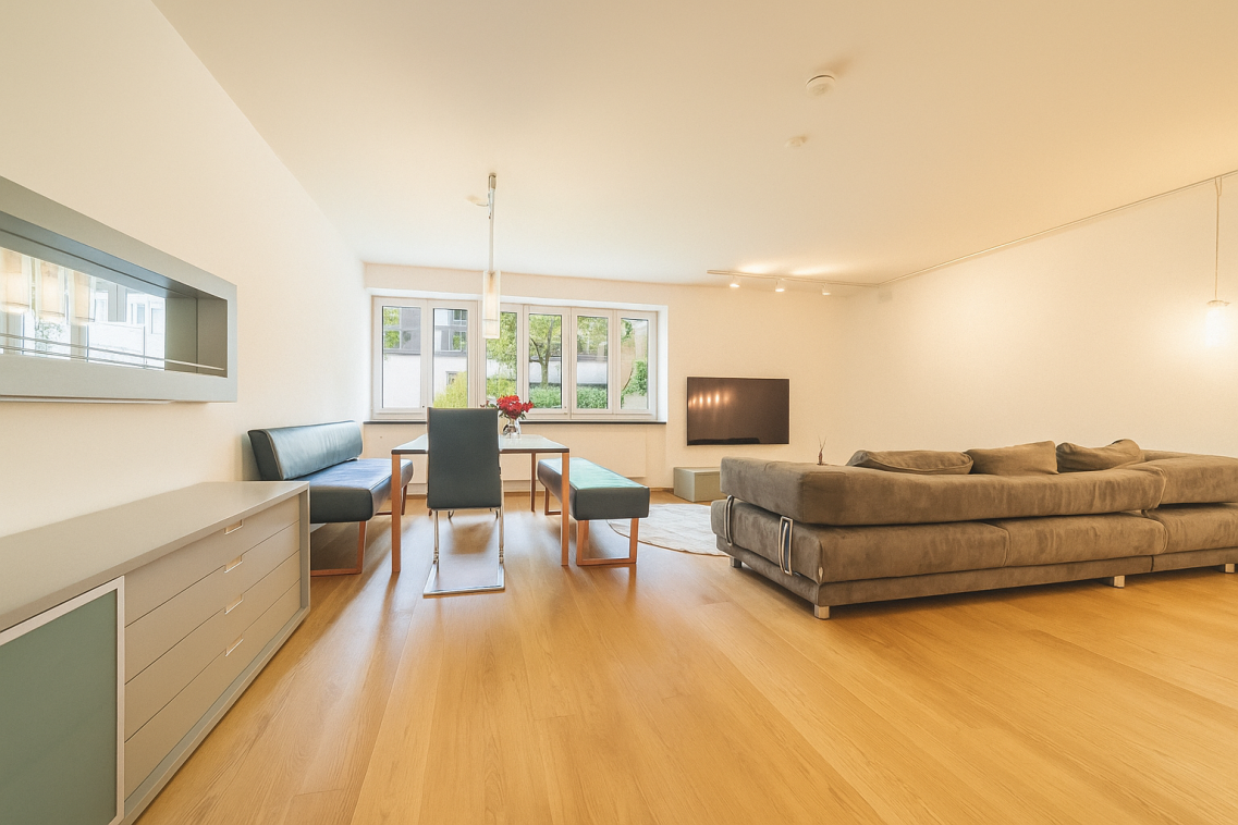 Wohnzimmer visualisiert