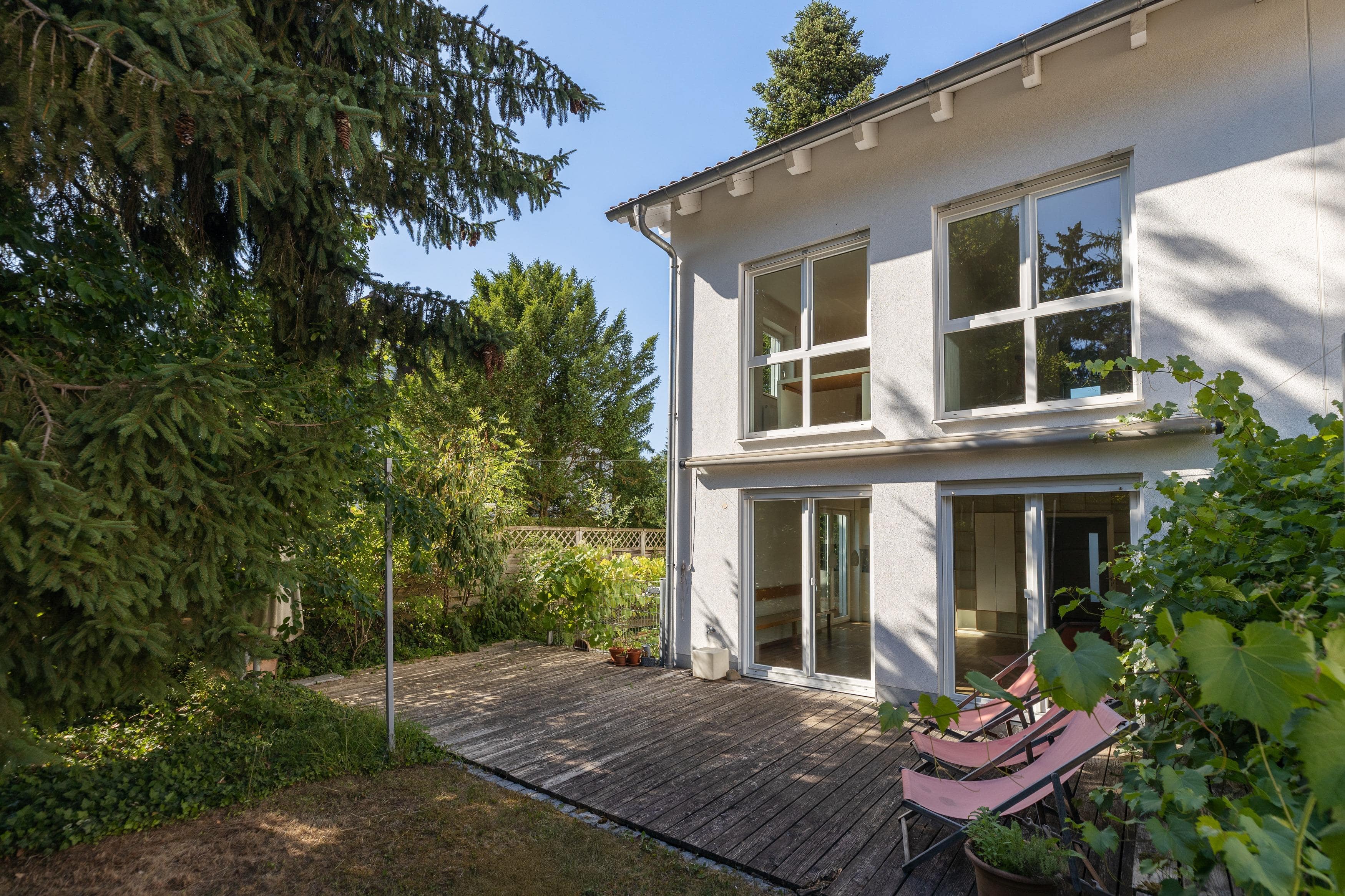 Südansicht des Hauses