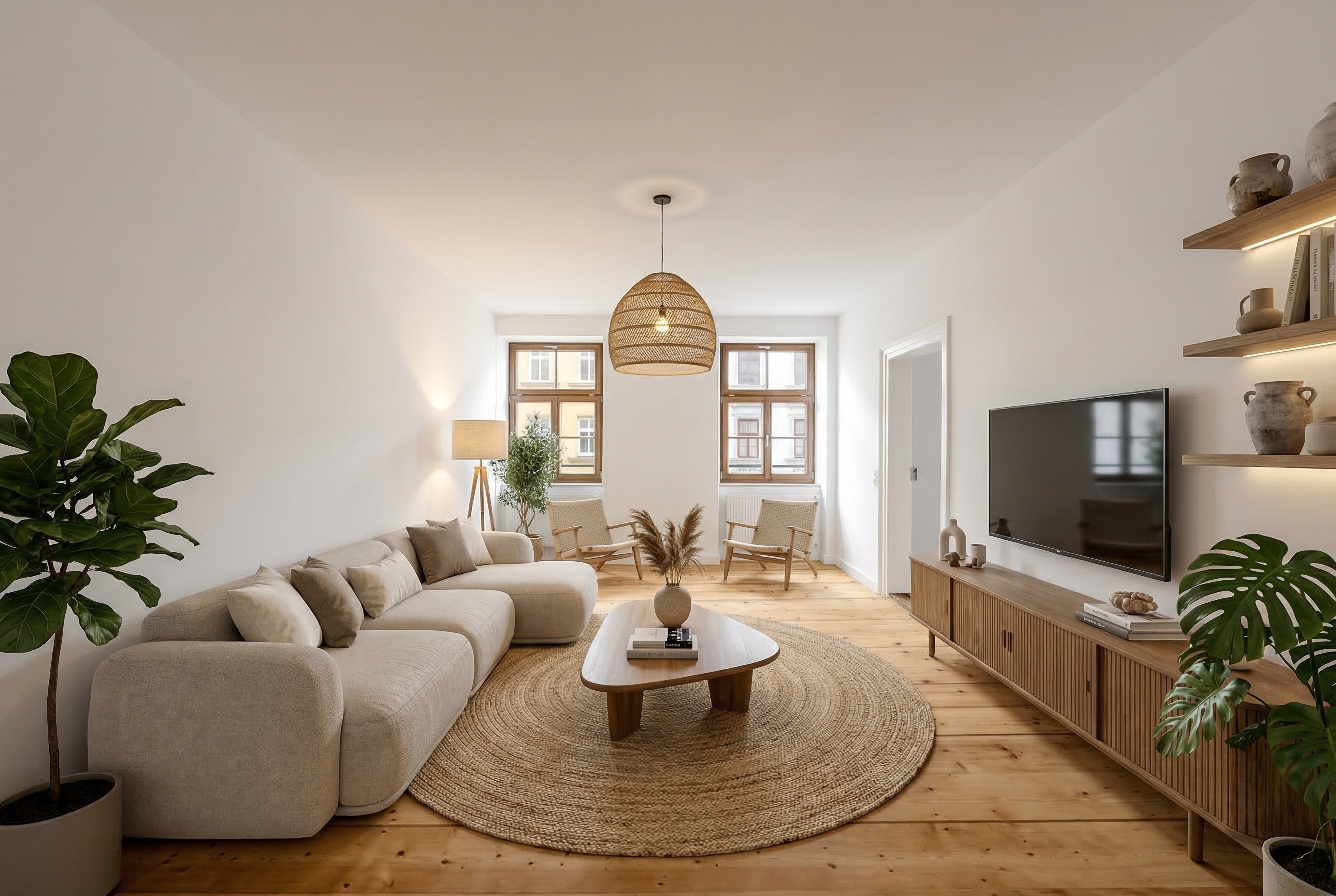 Wohnzimmer - Visualisierung