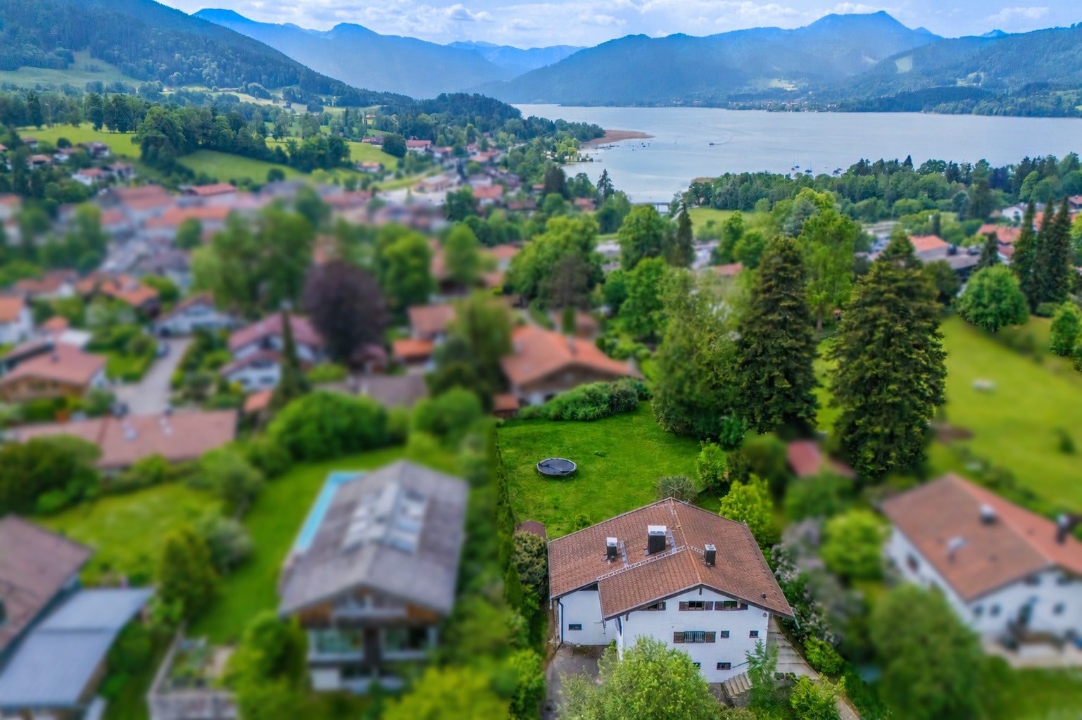 Blick auf den Tegernsee