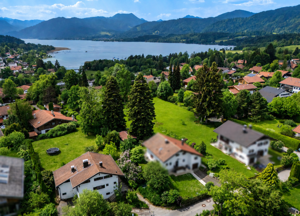 Blick auf den Tegernsee