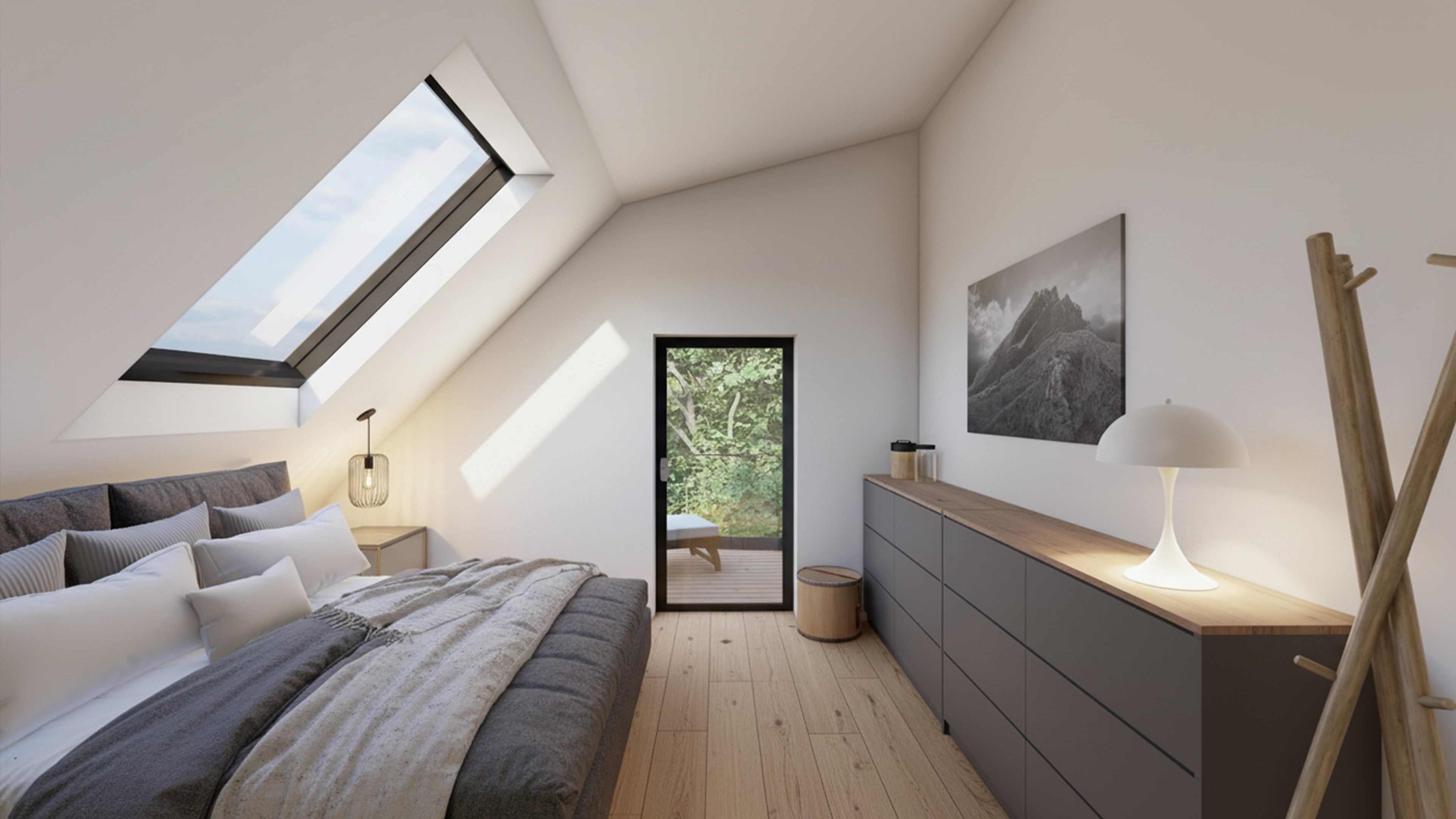 Schlafzimmer Dachgeschoss