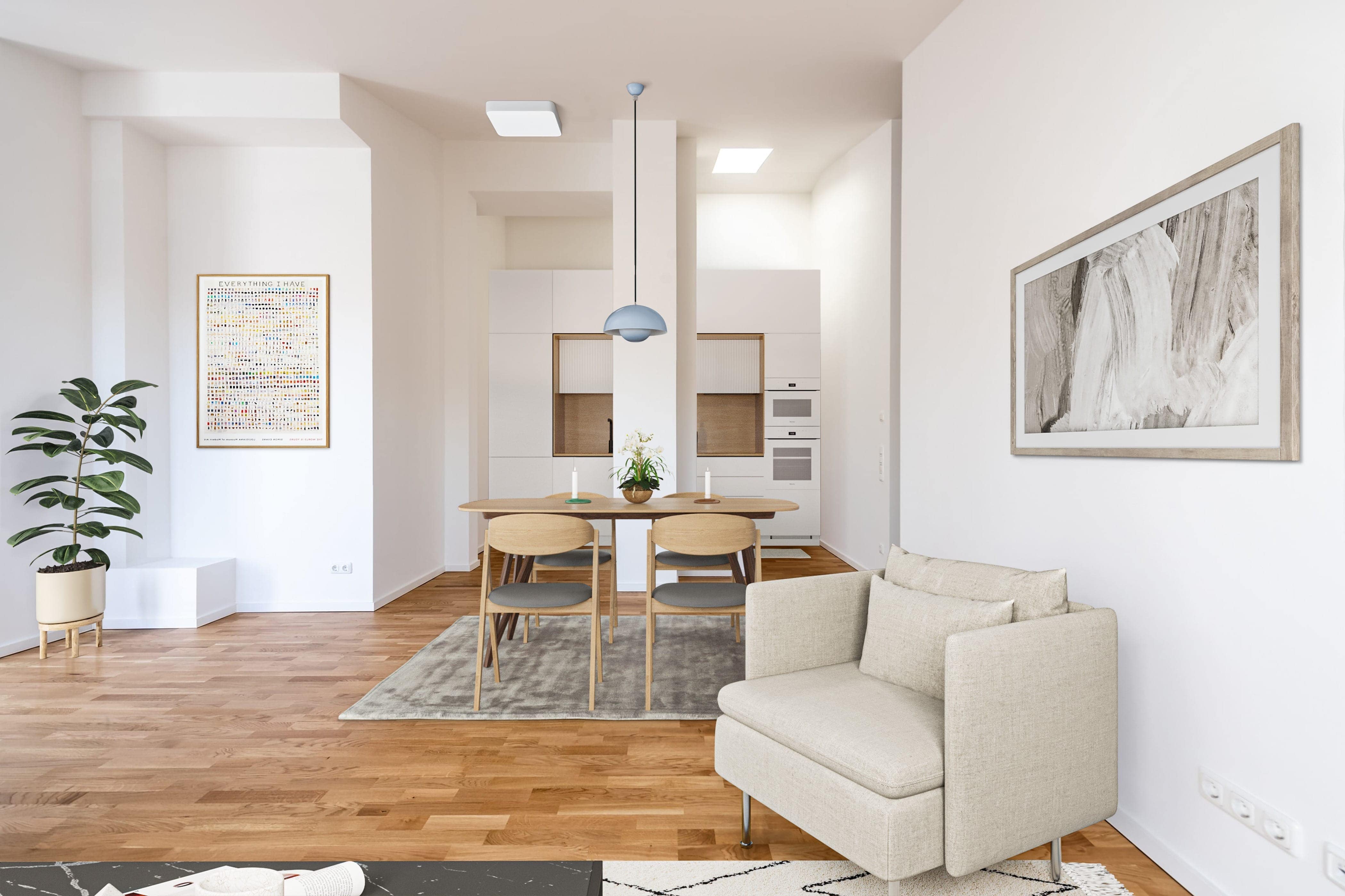 Staging Wohn-/ Essbereich