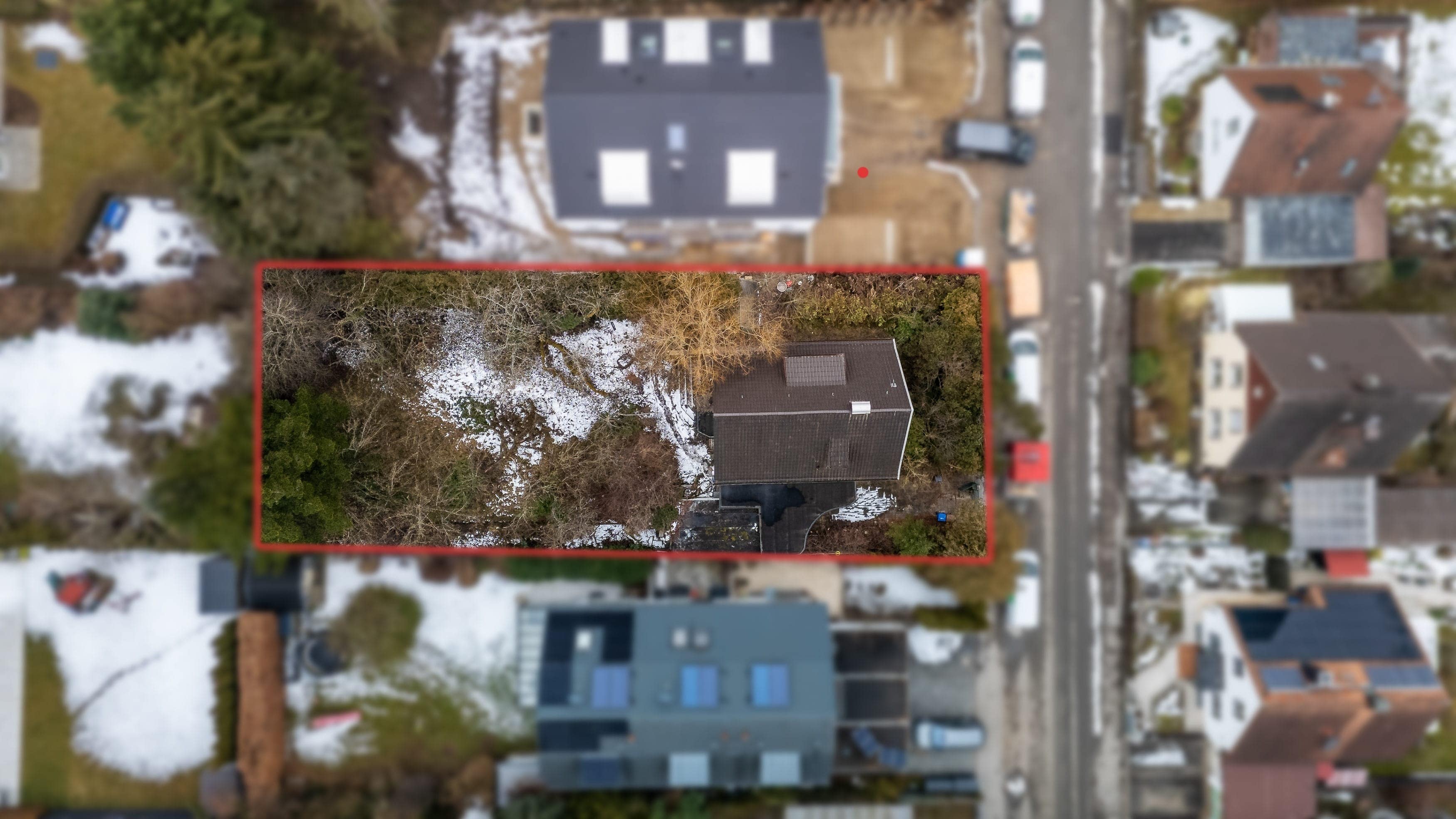 Grundstück von Oben