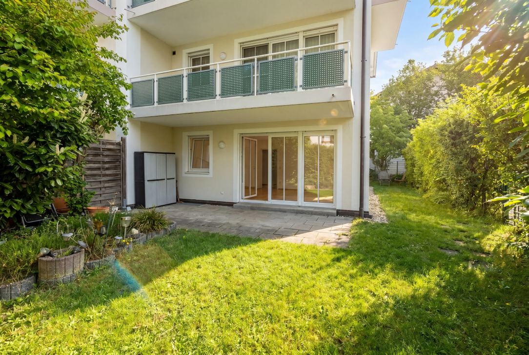 Blick auf die Terrasse