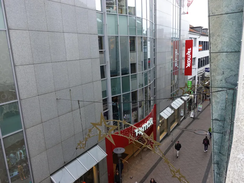 Blick in die Fußgängerzone