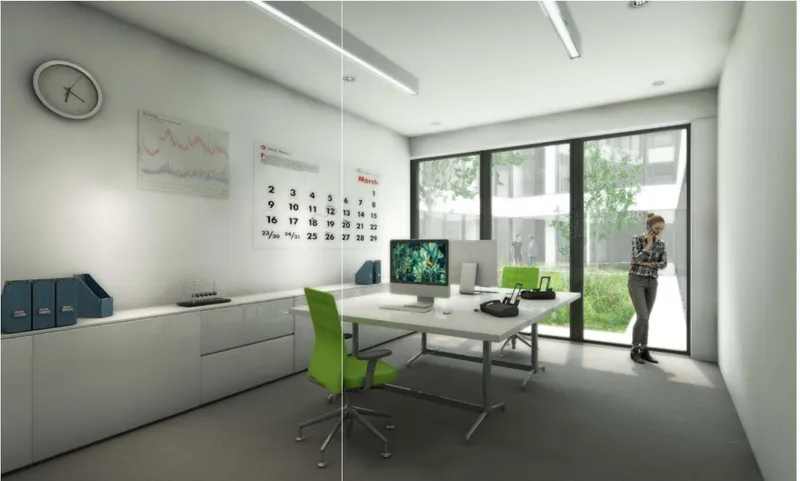 Büro Visualisierung