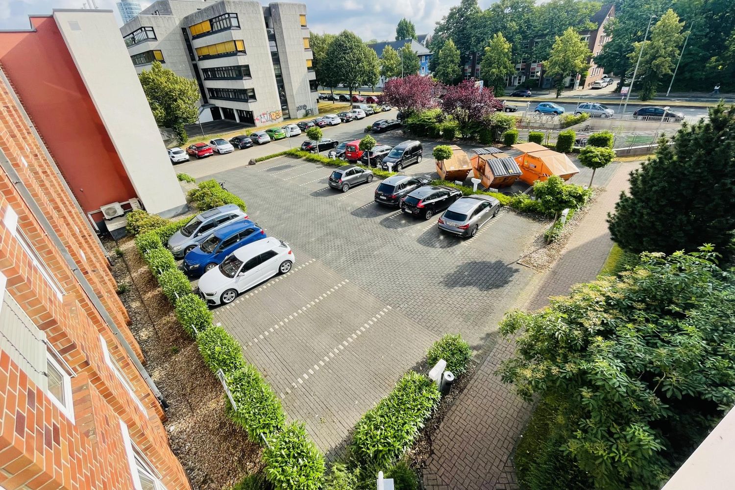 Parkplatzansicht
