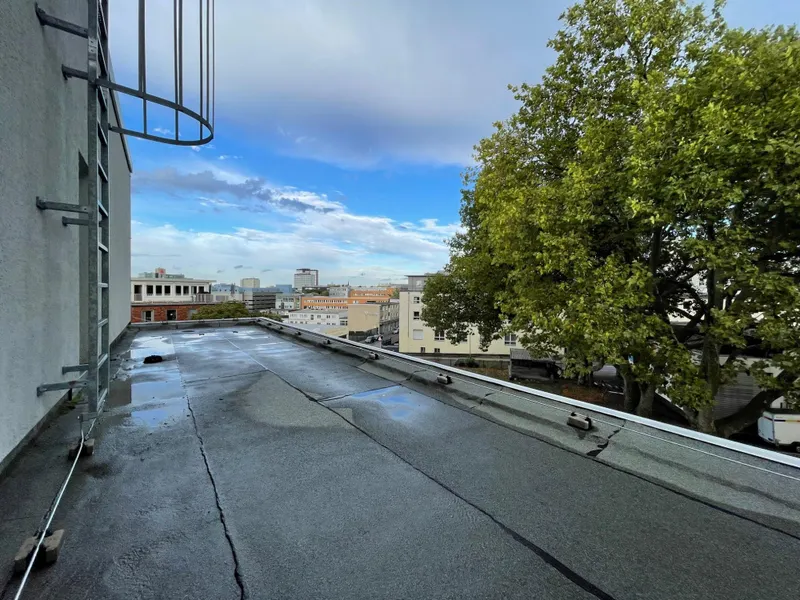 Hier entsteht eine Dachterrasse