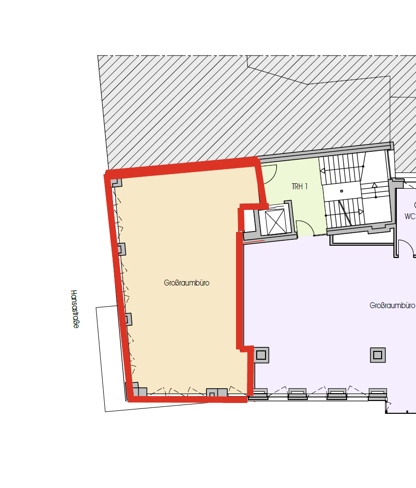 Grundriss Hansastr. 30