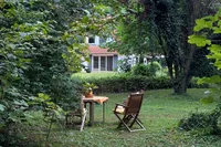 Blick aus dem Garten