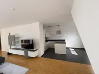 Blickrichtung offene Küche
