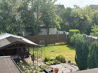 Blick vom Balkon