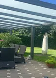 Terrasse mit Überdachung