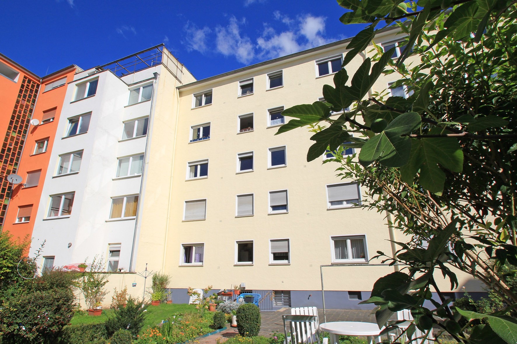 Rückansicht des Hauses