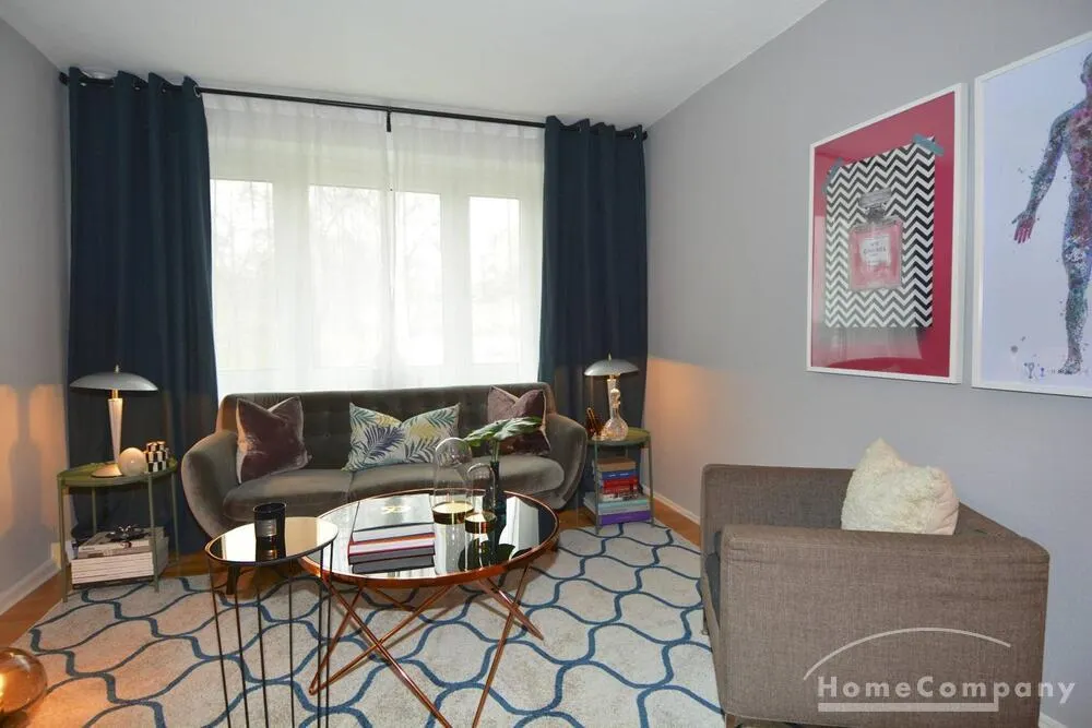 Hübsche 2-Zimmerwohnung in Mitte, möbliert - Photo 1