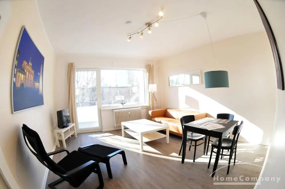 Helle 3-Zimmer-Wohnung mit Balkon in Berlin Wilmersdorf, möbliert - Photo 2