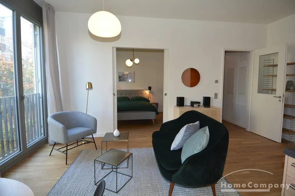 2-Zimmer-Wohnung mit Spreeblick in Tiergarten, Berlin, möbliert - Foto 1