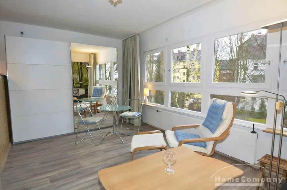 Ruhige, helle 1-Zimmer-Wohnung in Berlin Steglitz, möbliert - Foto 2