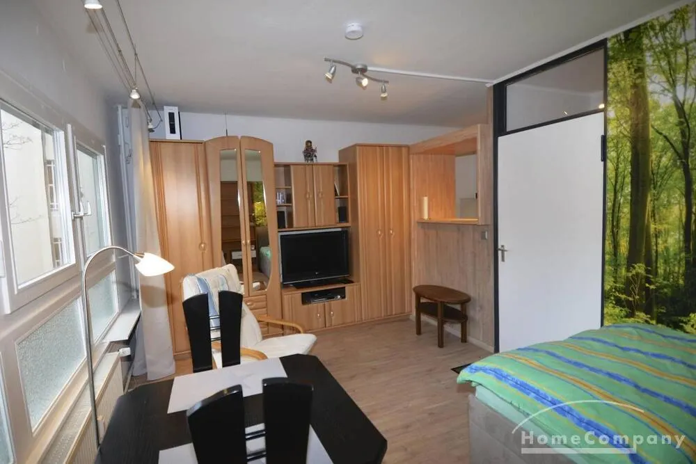 Ruhige, helle 1-Zimmer-Wohnung in Berlin Steglitz, möbliert - Foto 3