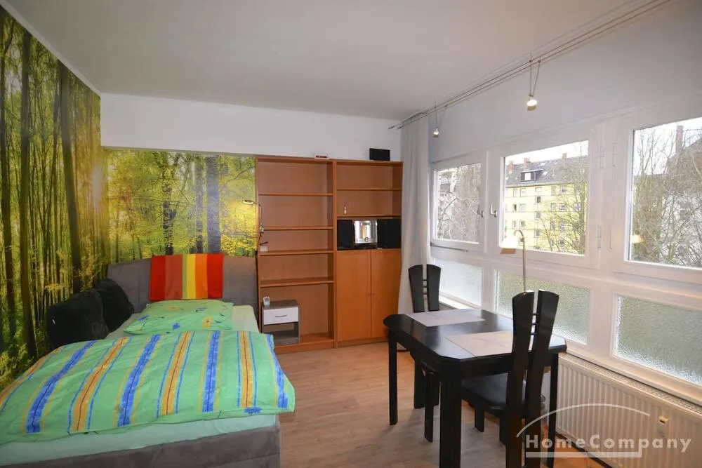 Ruhige, helle 1-Zimmer-Wohnung in Berlin Steglitz, möbliert - Foto 2
