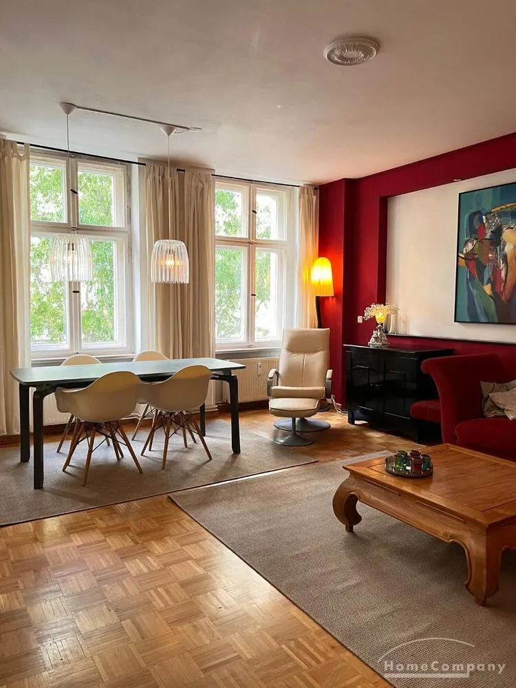 Große 3-Zimmer-Wohnung im Simon-Dach-Kiez, möbliert, Berlin - Photo 2