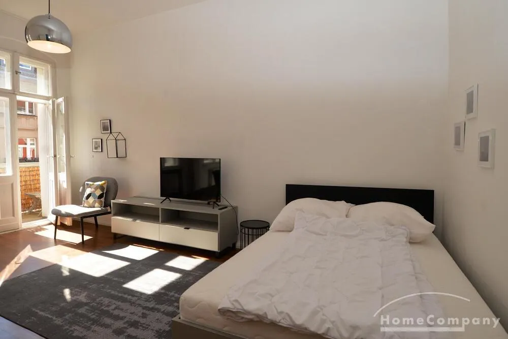 Helle 1-Zi. Wohnung in Friedrichshain,möbliert, Balkon - Foto 4