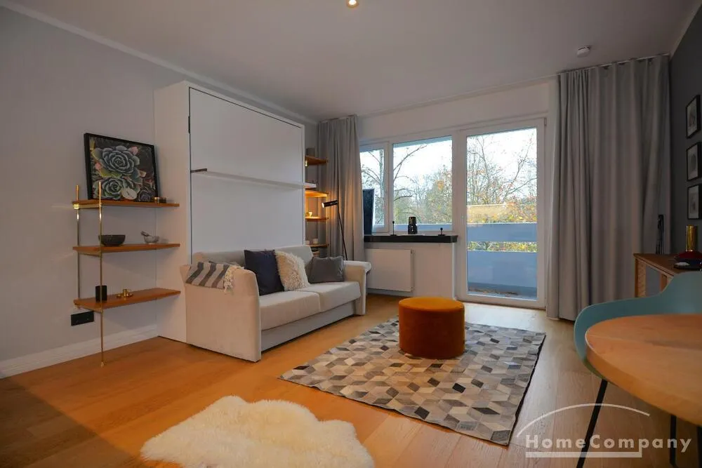 Stylische 1-Zimmer Wohnung mit Balkon in Berlin Wilmersdorf, möbliert - Photo 2