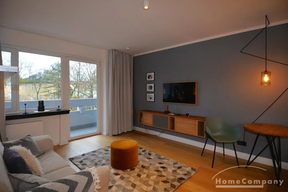 Stylische 1-Zimmer Wohnung mit Balkon in Berlin Wilmersdorf, möbliert - Photo 1