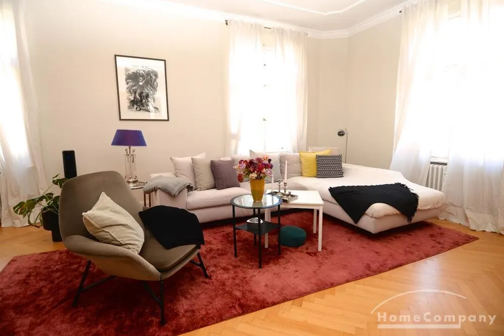 Große 4-Zimmer-Wohnung in Wilmersdorf, möbliert - Foto 3