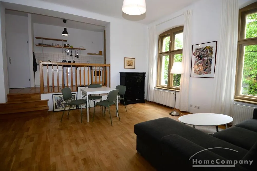 Helle 2-Zimmer-Wohnung in Potsdam (West) mit 2 Balkonen, möbliert - Photo 2