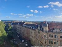Ausblick vom Balkon