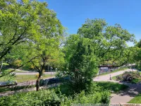 Ausblick zur Haltestelle