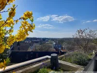 Aussicht vom Balkon