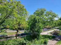 Ausblick zur Haltestelle