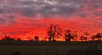 Sonnenaufgang Blick von Terrasse