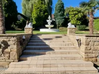 Treppe zum Garten