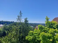 Ausblick vom Balkon