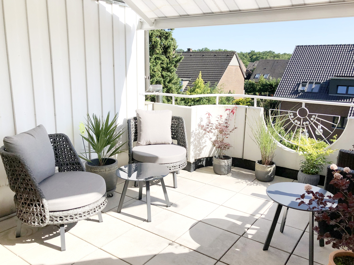 Die großzügige Loggia