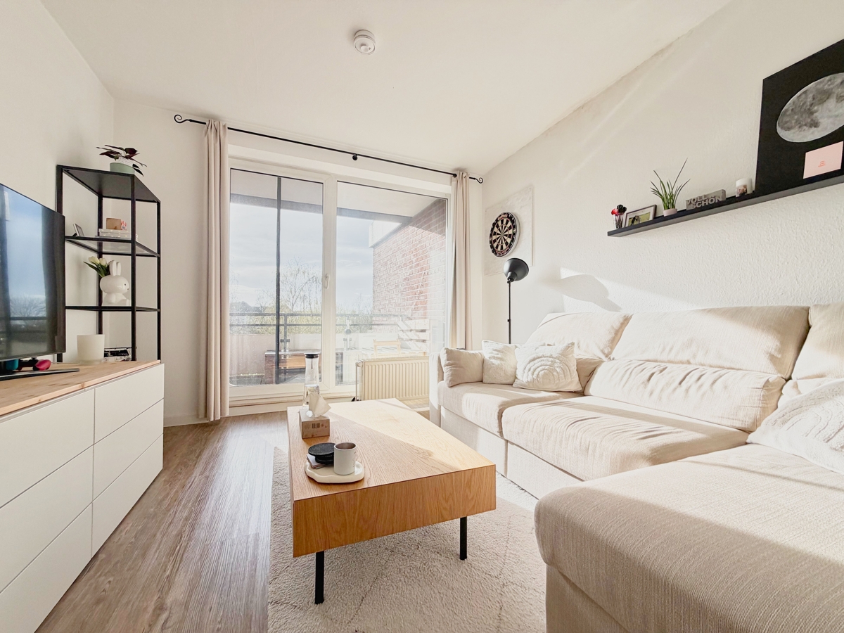 Das lichtdurchflutete Wohnzimmer