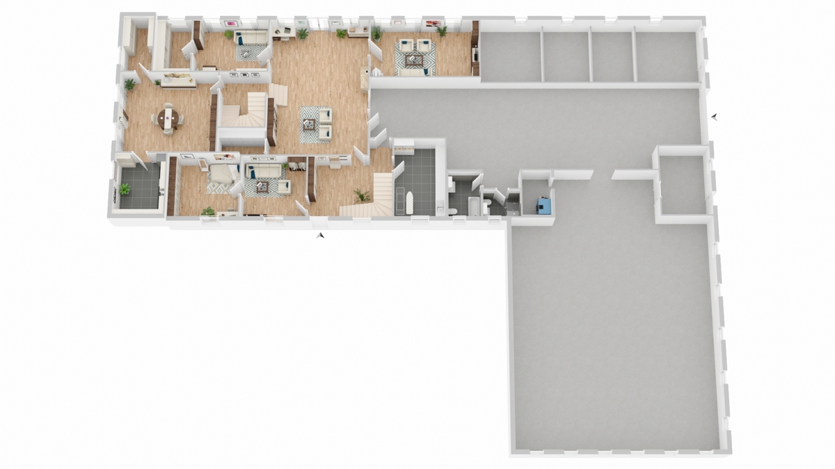 Grundriss Hauphaus EG