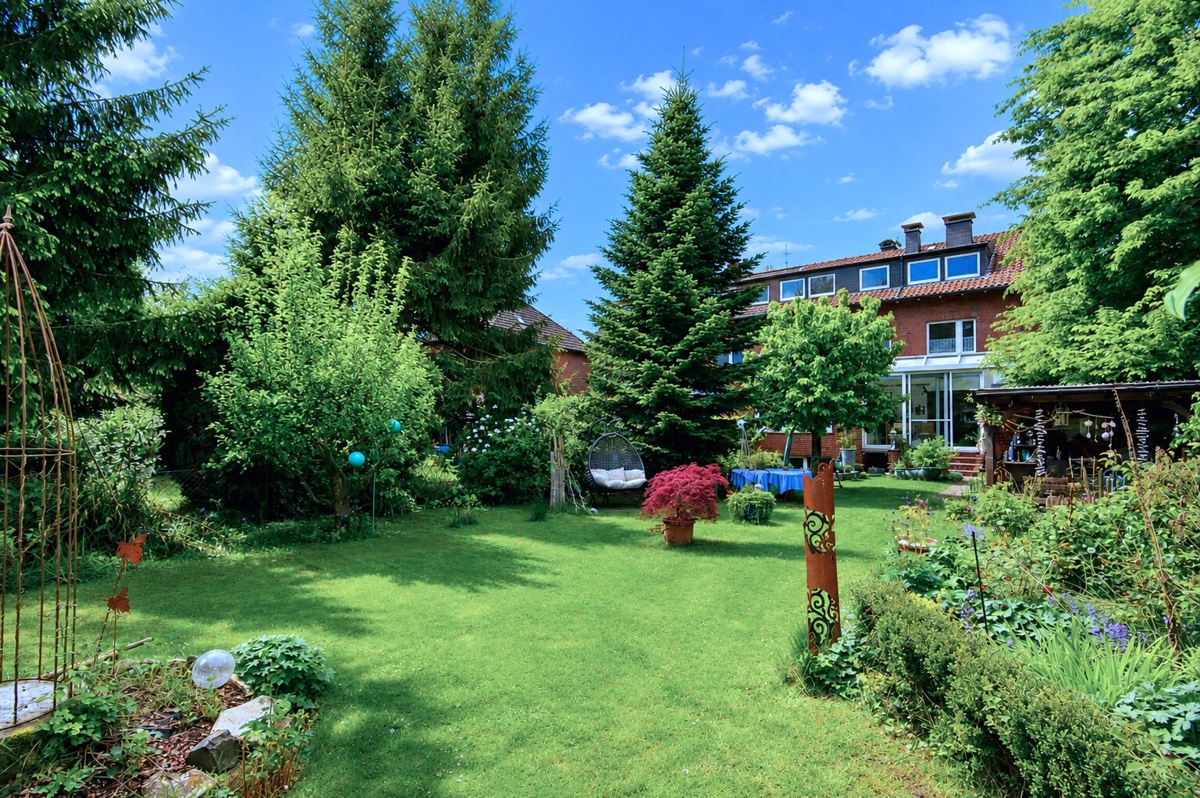 Das schöne, große Gartengrundstück