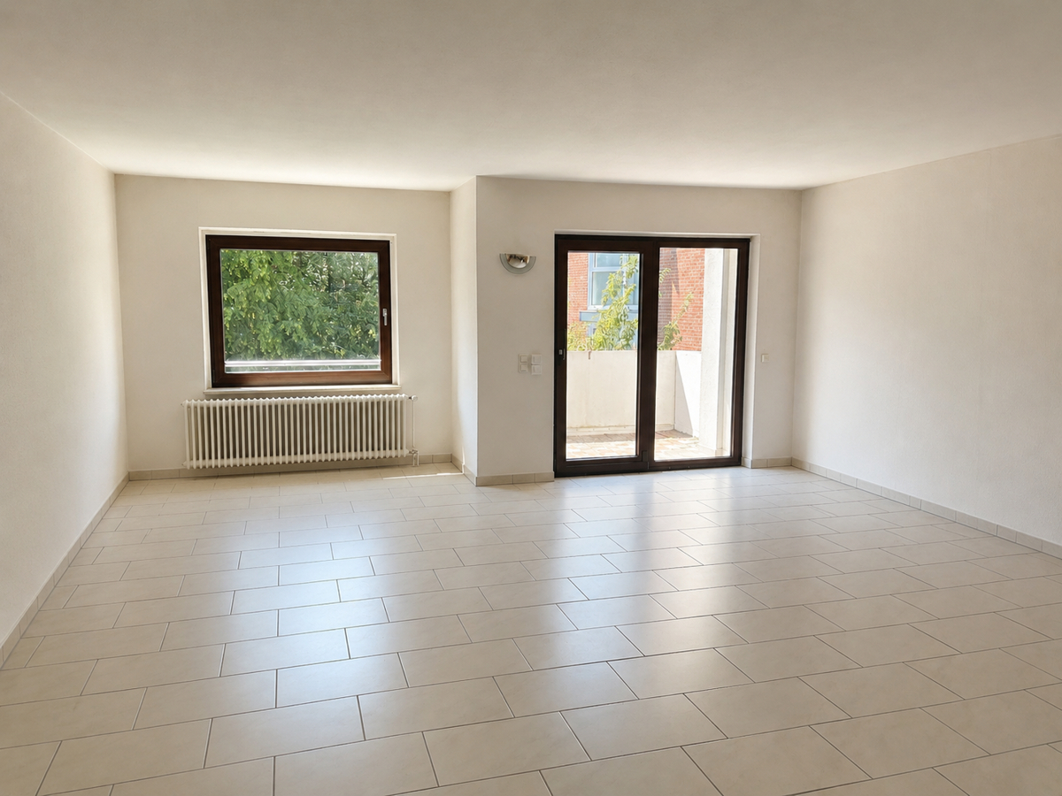 Wohn-/Esszimmer (Visualisierung unmöbliert)