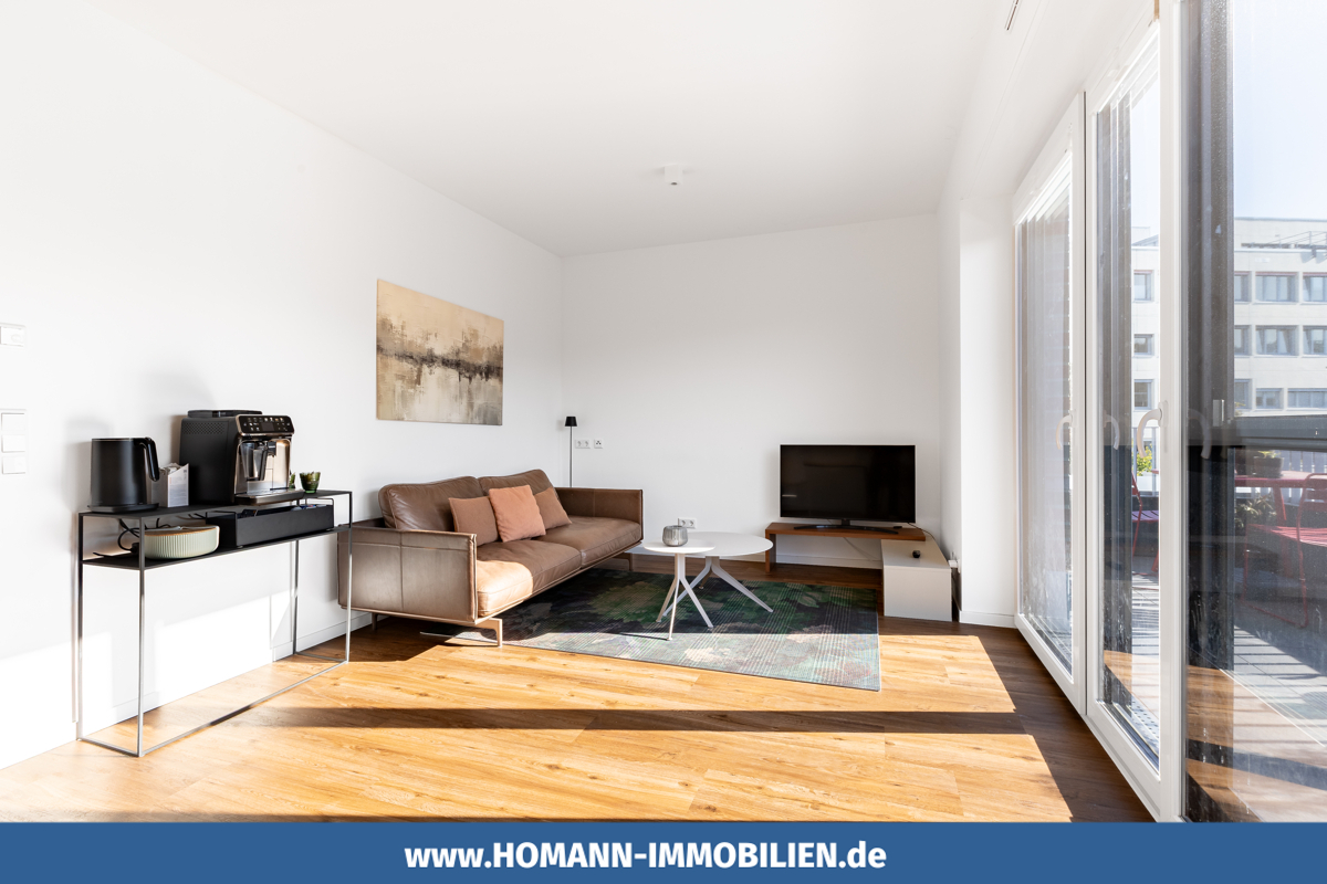 Der Loungebereich mit herrlicher Aussicht